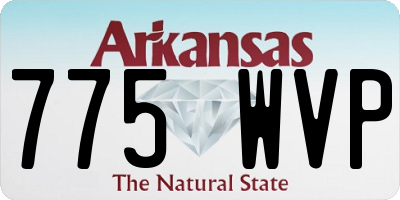 AR license plate 775WVP