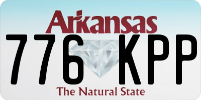 AR license plate 776KPP