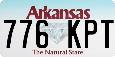 AR license plate 776KPT