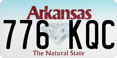 AR license plate 776KQC