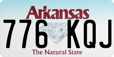 AR license plate 776KQJ