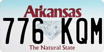AR license plate 776KQM