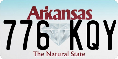 AR license plate 776KQY