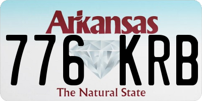AR license plate 776KRB