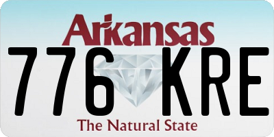 AR license plate 776KRE