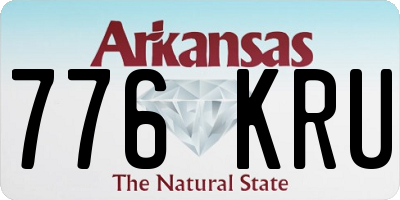 AR license plate 776KRU
