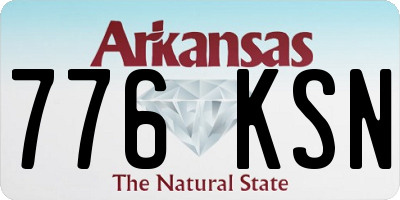 AR license plate 776KSN