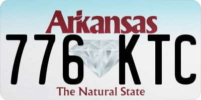 AR license plate 776KTC