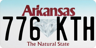 AR license plate 776KTH