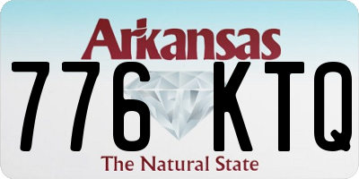 AR license plate 776KTQ