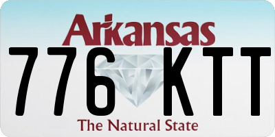 AR license plate 776KTT