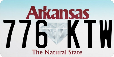 AR license plate 776KTW