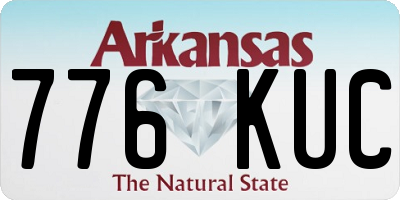 AR license plate 776KUC