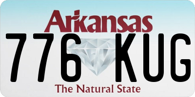 AR license plate 776KUG