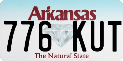 AR license plate 776KUT
