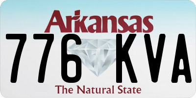 AR license plate 776KVA