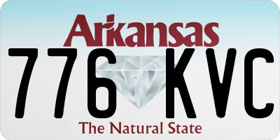 AR license plate 776KVC