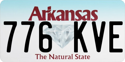 AR license plate 776KVE