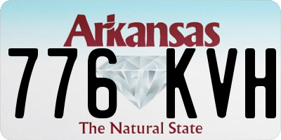 AR license plate 776KVH