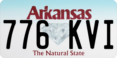 AR license plate 776KVI