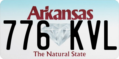 AR license plate 776KVL