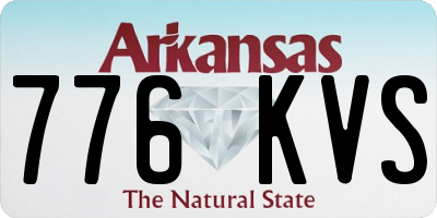 AR license plate 776KVS