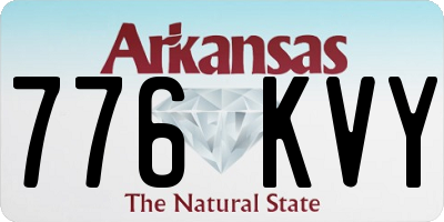AR license plate 776KVY