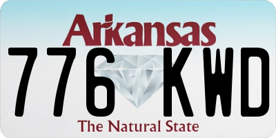 AR license plate 776KWD