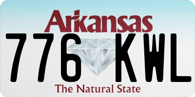 AR license plate 776KWL