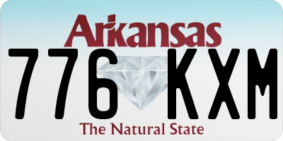 AR license plate 776KXM