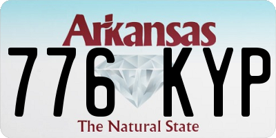 AR license plate 776KYP