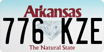 AR license plate 776KZE
