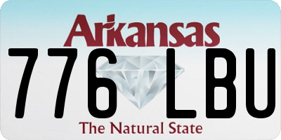 AR license plate 776LBU
