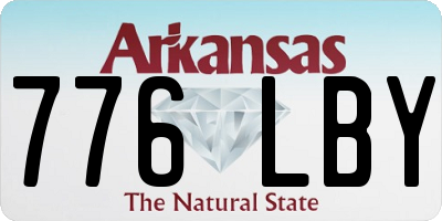 AR license plate 776LBY