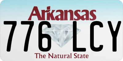 AR license plate 776LCY