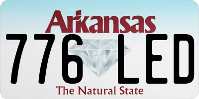 AR license plate 776LED