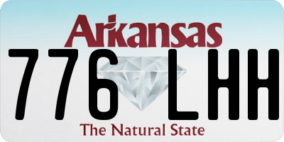 AR license plate 776LHH