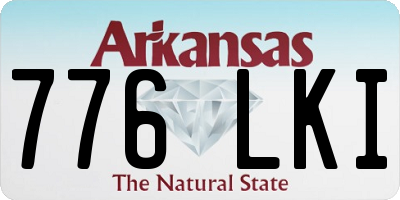 AR license plate 776LKI