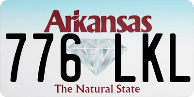 AR license plate 776LKL