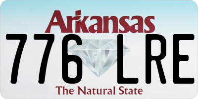 AR license plate 776LRE