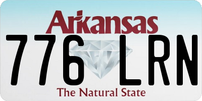 AR license plate 776LRN