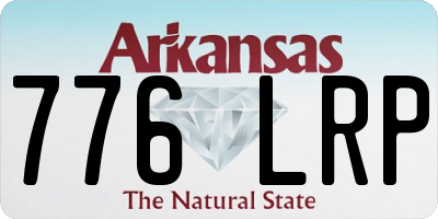 AR license plate 776LRP