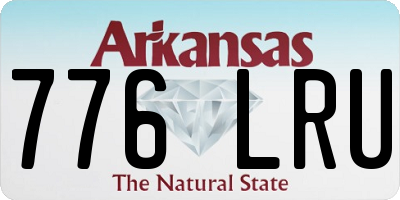 AR license plate 776LRU