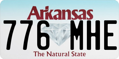 AR license plate 776MHE