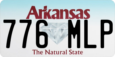 AR license plate 776MLP