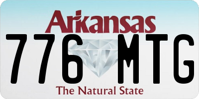 AR license plate 776MTG