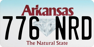 AR license plate 776NRD