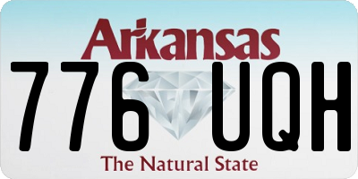 AR license plate 776UQH