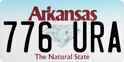 AR license plate 776URA