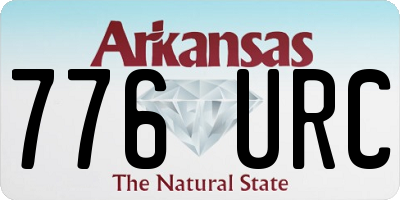 AR license plate 776URC